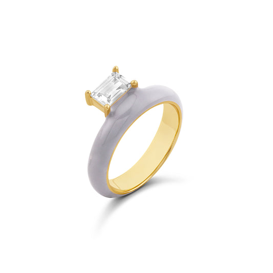 Anillo Enamel Chic – Múltiples Colores y Formas de Piedra