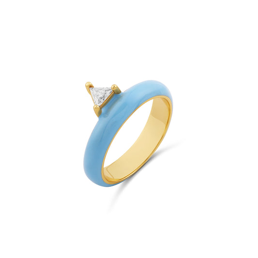 Anillo Enamel Chic – Múltiples Colores y Formas de Piedra