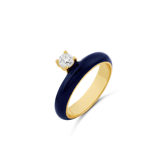 Anillo Enamel Chic – Múltiples Colores y Formas de Piedra