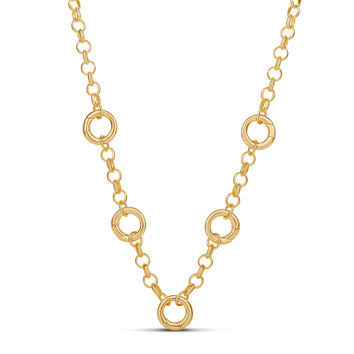 Cadena dorada para personalizar | Charm Builder