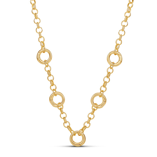 Cadena dorada para personalizar | Charm Builder