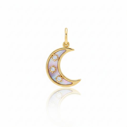 Luna Dorada con Madre Perla
