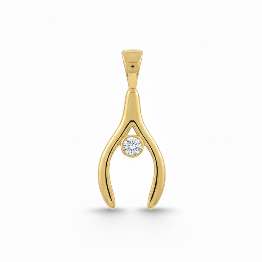Wishbone Charm