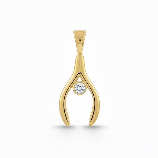 Wishbone Charm